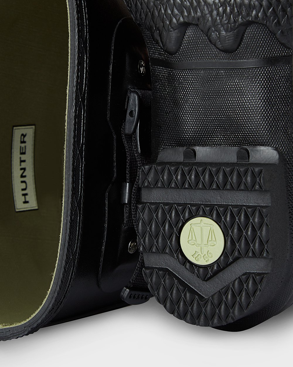 Hunter Høye Gummistøvler Svart - Herre Norris Field - Norge JXFBVZ-532